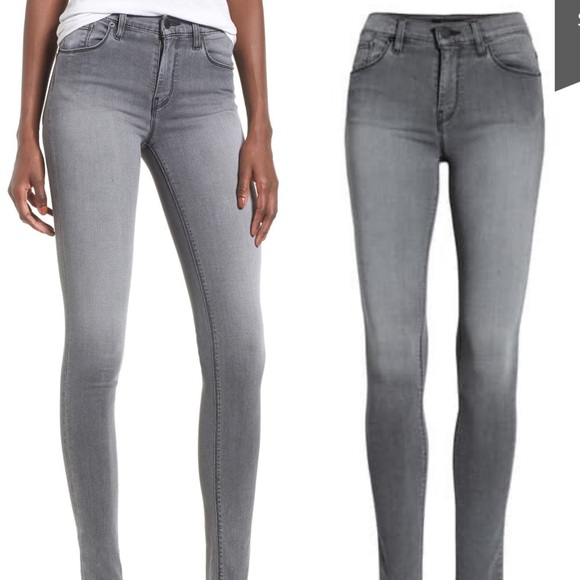 hudson mid rise skinny jeans